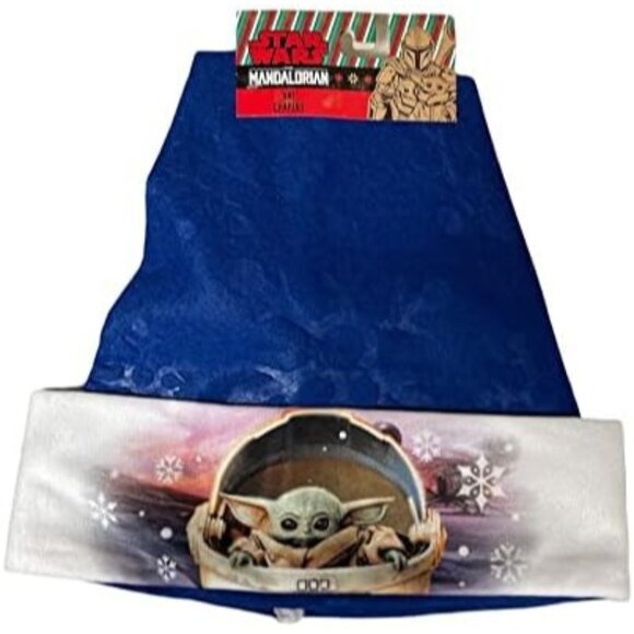 Children's Character Santa Christmas Felt Hats (Mandalorian) - Picture 1 of 1